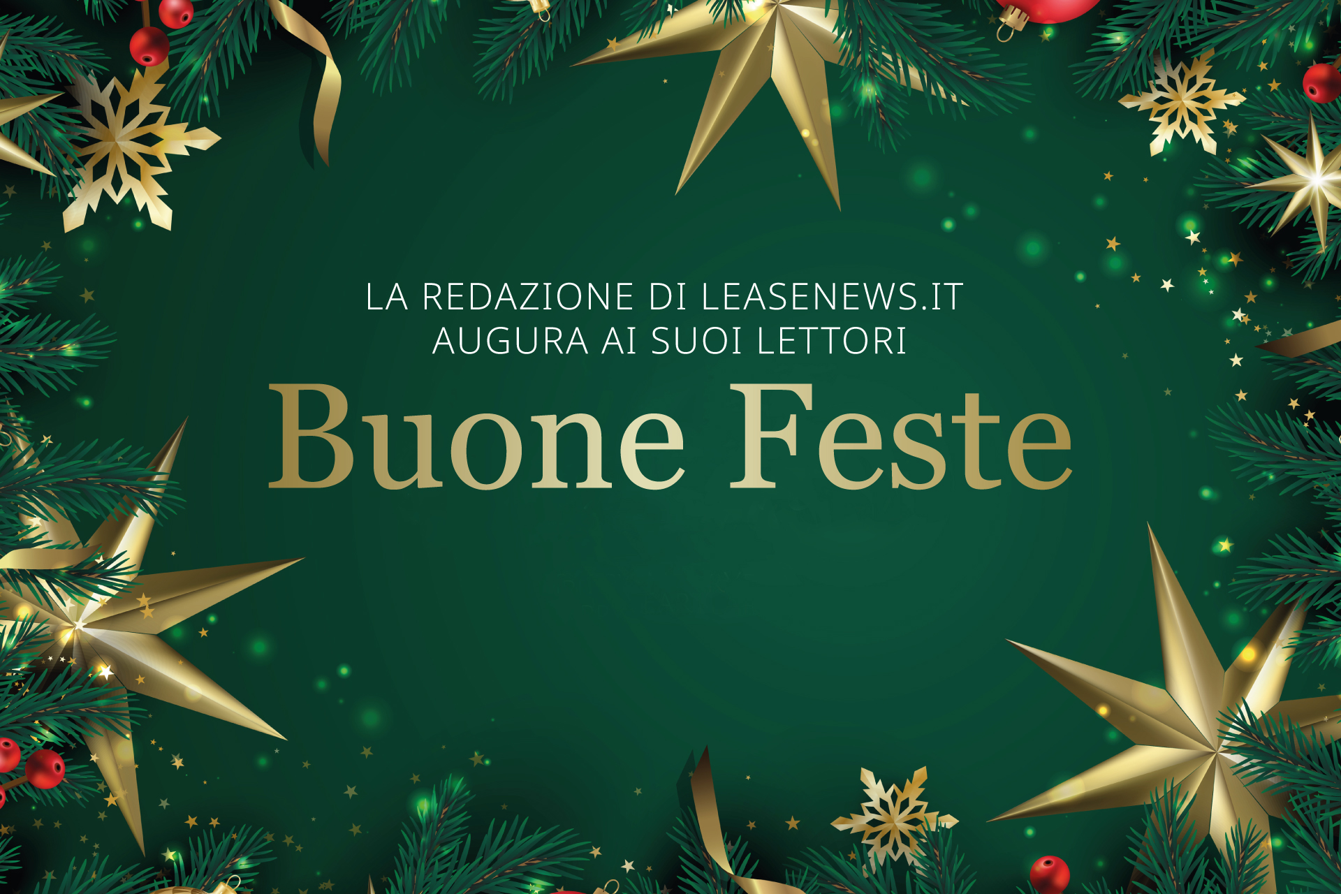 Leasenews vi augura Buone Feste!