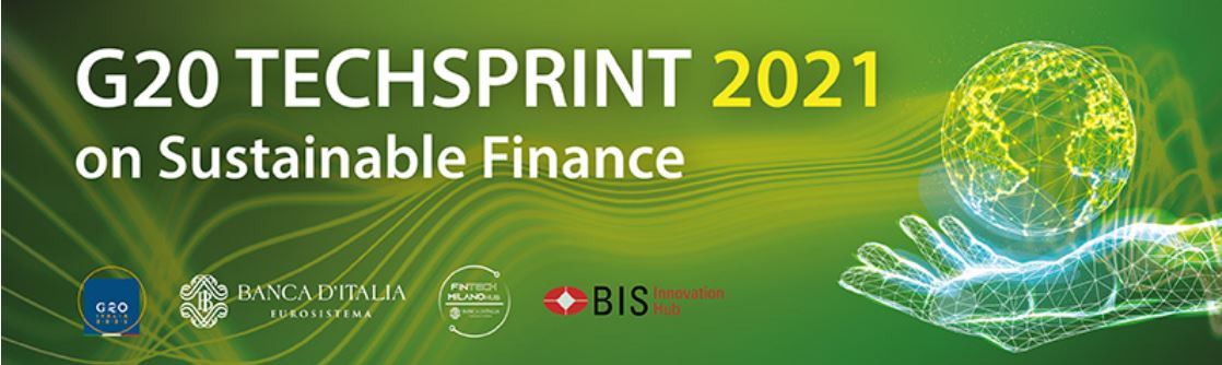 G20 TechSprint 2021 premia i progetti di finanza sostenibile