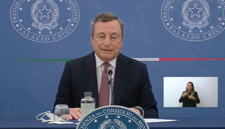 Conferenza stampa del premier Mario Draghi del 02 settembre