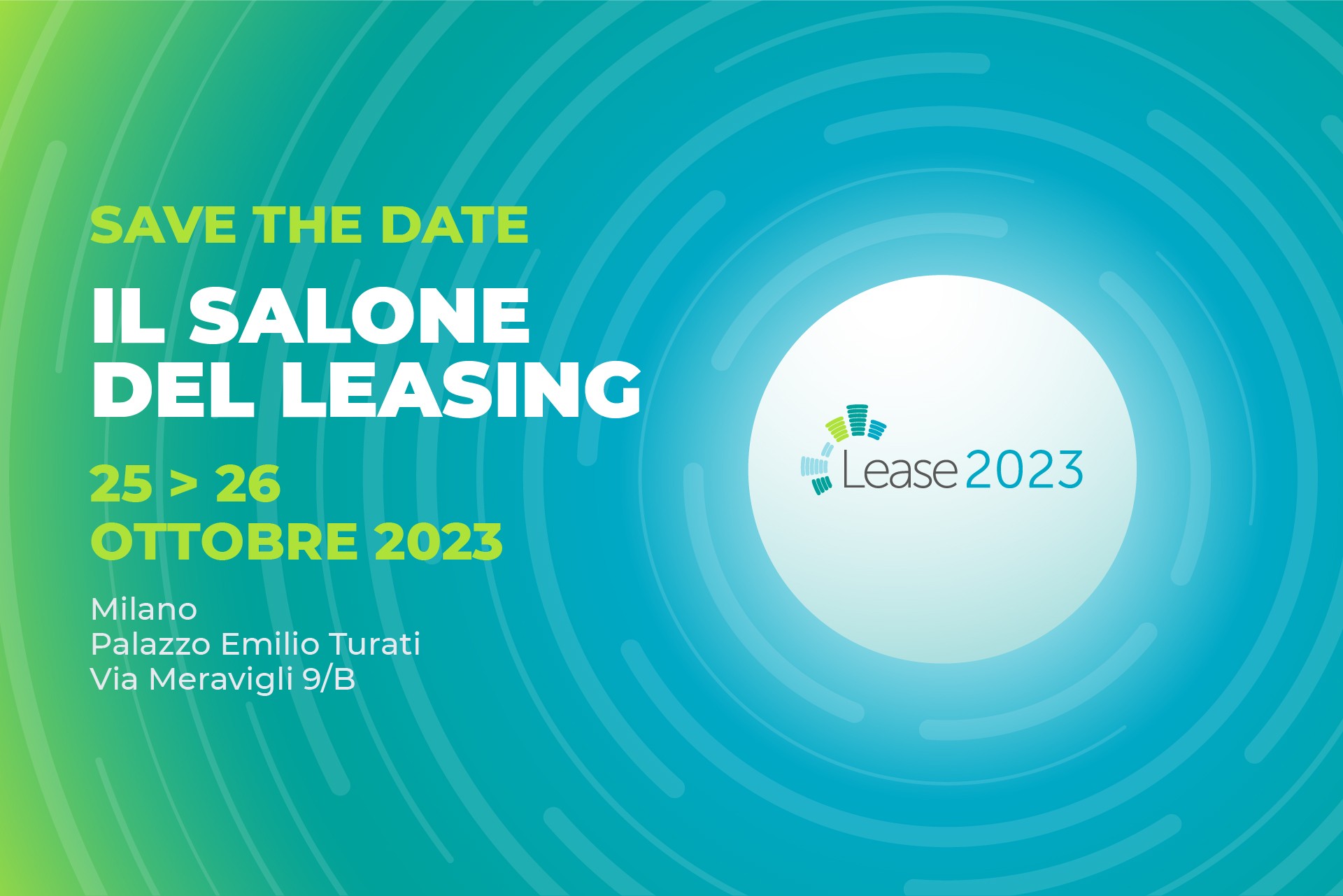 Lease 2023, il Salone del leasing a Milano il 25-26 ottobre