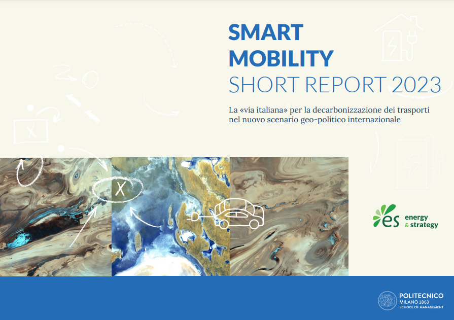 Smart Mobility Report2023:meno auto elettriche più ricariche